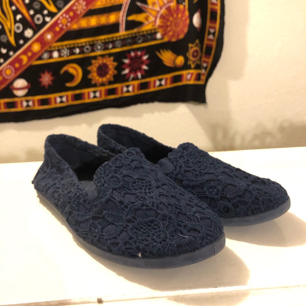 Navy blue slip one